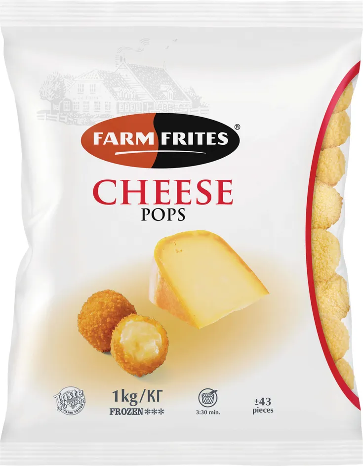 Frozen Cheese Farm Frites Cheese Pops (6Kg)